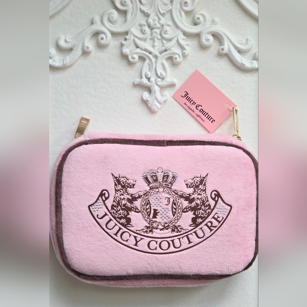 Juicy Couture Pink and Brown Pouch
